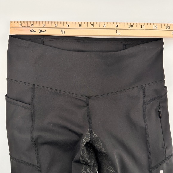 AriatTek Womens Small Black Riding Tights Side Pockets Back Zip Pocket - Picture 7 of 8